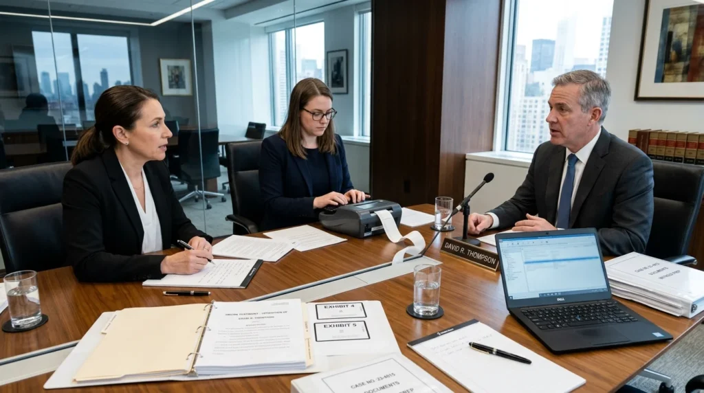 How a Deposition Transcript Can Be Used Later