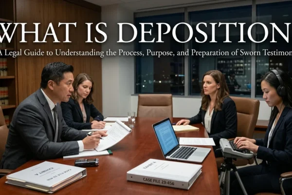 What Is Deposition? A Complete Guide to the Legal Process, Common Questions, Preparation, and Your Rights